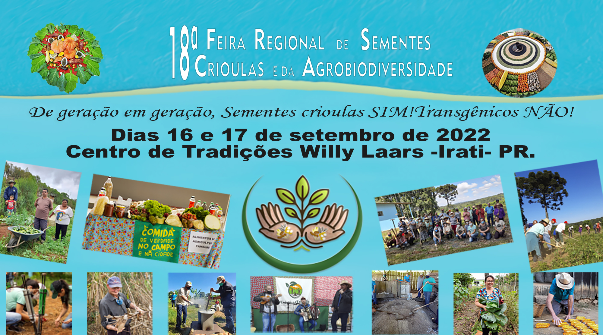 18ª Feira Regional de Sementes Crioulas e da Agrobiodiversidade reunirá mais de 3 mil pessoas em Irati