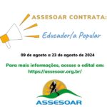 Edital para contratação para educador/a popular